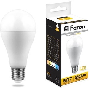 Лампа светодиодная Feron LB-98 25787 E27 20W 2700K Шар Матовая, LB-98 25787 E27 20W 2700K Шар Матовая
Лампа светодиодная Feron LB-98 25787 E27 20W 2700K Шар Матовая, LB-98 25787 E27 20W 2700K Шар Матовая