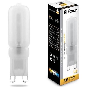 Лампа светодиодная Feron LB-431 25755 G9 7W 2700K Прямосторонняя Матовая, LB-431 25755 G9 7W 2700K Прямосторонняя Матовая
Лампа светодиодная Feron LB-431 25755 G9 7W 2700K Прямосторонняя Матовая, LB-431 25755 G9 7W 2700K Прямосторонняя Матовая