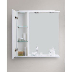 Зеркальный шкаф BelBagno Marino левый, белый (MARINO-SPC-700/750-1A-BL-P-L)