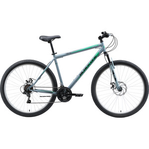 фото Велосипед black one onix 29 d alloy (2020) серый/зелёный/чёрный 22''