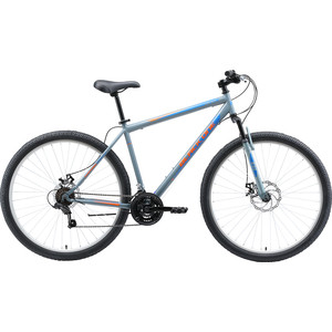фото Велосипед black one onix 29 d (2020) серый/оранжевый/голубой 18''