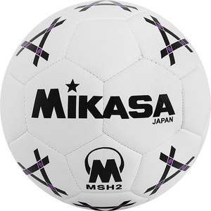 фото Мяч гандбольный mikasa msh 2, синт.кожа, р.2, бело-черно-фиолетовый