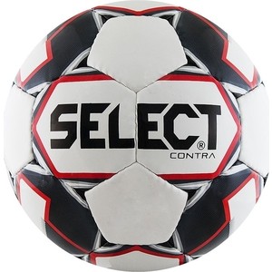 фото Мяч футбольный select contra 812310-103, р.4, бело-черно-красный