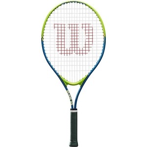 фото Ракетка для большого тенниса wilson slam 25, wrt20400u, для 7-8 лет, салатово-синяя