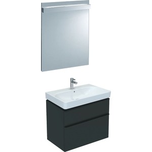 Мебель для ванной Geberit Smyle Square 75 темно-серый, 2 ящика, Smyle Square 75 темно-серый, 2 ящика
Мебель для ванной Geberit Smyle Square 75 темно-серый, 2 ящика, Smyle Square 75 темно-серый, 2 ящика