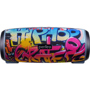 фото Портативная колонка perfeo hip hop fm граффити