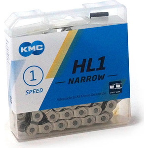 Цепь для велосипеда KMC HL1-N 1/2x3/32''x112L FOR 1-SPD, Half Link, односкоростная, бмх, фристайл, на блистере, HL1-N 1/2x3/32"x112L FOR 1-SPD, Half Link, односкоростная, бмх, фристайл, на блистере
Цепь для велосипеда KMC HL1-N 1/2x3/32''x112L FOR 1-SPD, Half Link, односкоростная, бмх, фристайл, на блистере, HL1-N 1/2x3/32"x112L FOR 1-SPD, Half Link, односкоростная, бмх, фристайл, на блистере