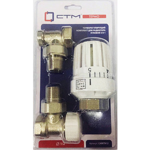Комплект для радиатора СТМ Termo угловой, термостатический 1/2'' (CARKTA12), Termo угловой, термостатический 1/2" (CARKTA12)
Комплект для радиатора СТМ Termo угловой, термостатический 1/2'' (CARKTA12), Termo угловой, термостатический 1/2" (CARKTA12)