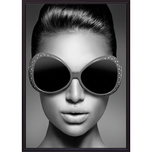 фото Постер в рамке дом корлеоне модные очки 50x70 см