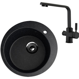 Кухонная мойка и смеситель EcoStone ES-13 Kaiser Decor черная (ES-13-308, 40144-9), ES-13 Kaiser Decor черная (ES-13-308, 40144-9)
Кухонная мойка и смеситель EcoStone ES-13 Kaiser Decor черная (ES-13-308, 40144-9), ES-13 Kaiser Decor черная (ES-13-308, 40144-9)