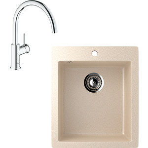 Кухонная мойка и смеситель EcoStone ES-014 Grohe BauClassic бежевая (ES-14-328, 31234000), ES-014 Grohe BauClassic бежевая (ES-14-328, 31234000)
Кухонная мойка и смеситель EcoStone ES-014 Grohe BauClassic бежевая (ES-14-328, 31234000), ES-014 Grohe BauClassic бежевая (ES-14-328, 31234000)