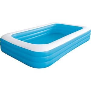 фото Надувной бассейн jilong giant, 305х183х56см, возраст 6+, цвет голубой