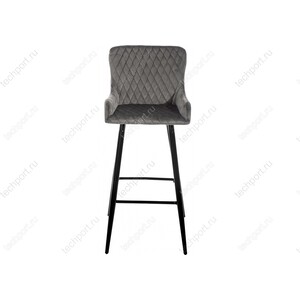 фото Барный стул woodville mint серый