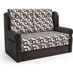 фото Шарм-дизайн диван-кровать классика м шоколад и ромб