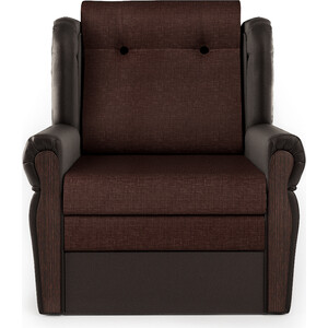 Кресло-кровать Шарм-Дизайн Классика М шоколад и рогожка