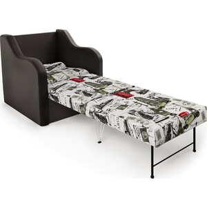 Кресло-кровать Шарм-Дизайн Классика В шоколад и велюр
