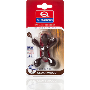 Ароматизатор автомобильный Dr.Marcus Lucky Top ''Кедровое дерево'' Cedar wood, Lucky Top "Кедровое дерево" Cedar wood
Ароматизатор автомобильный Dr.Marcus Lucky Top ''Кедровое дерево'' Cedar wood, Lucky Top "Кедровое дерево" Cedar wood
