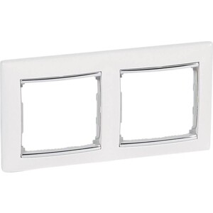 Рамка Legrand 2-постовая Valena белая/серебряный штрих 770492, 2-постовая Valena белая/серебряный штрих 770492
Рамка Legrand 2-постовая Valena белая/серебряный штрих 770492, 2-постовая Valena белая/серебряный штрих 770492