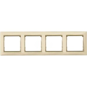 Рамка Legrand 4-постовая Valena слоновая кость/золотой штрих 774154, 4-постовая Valena слоновая кость/золотой штрих 774154
Рамка Legrand 4-постовая Valena слоновая кость/золотой штрих 774154, 4-постовая Valena слоновая кость/золотой штрих 774154