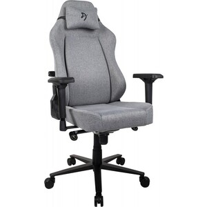 фото Компьютерное кресло для геймеров arozzi primo woven fabric grey-black logo