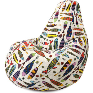 Кресло-мешок Bean-bag Груша рыбки XL