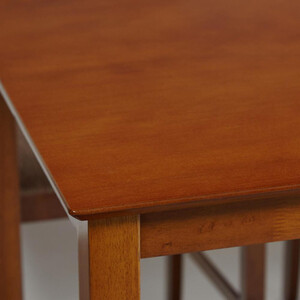 Обеденный комплект TetChair Хадсон (стол + 4 стула)/ Hudson Dining Set дерево гевея/ мдф Espresso ткань коричнево-золотая (1505-9)