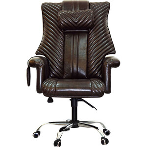 фото Офисное массажное кресло ego president eg1005 шоколад