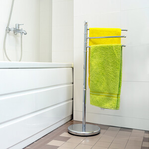 фото Держатель tatkraft breeze для полотенца напольный с 3 планками (13056)