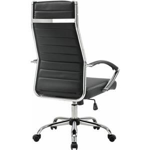 Кресло офисное Brabix Style EX-528 экокожа хром черное (531947)