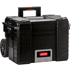 фото Ящик для инструментов keter mobile gear cart -black-std euroroc (236889)