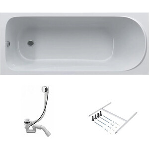 Акриловая ванна Am.Pm Sense 170x70 с каркасом и панелью (W75A-170-070W-KL, W76A-170-070W-P)