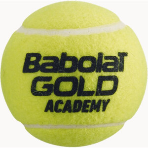фото Мяч теннисный babolat gold academy, арт.501085, уп.3шт, одобр. itf, сукно, нат.резина, желтый