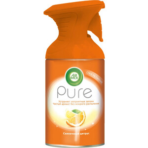 Освежитель воздуха Air Wick Pure Солнечный цитрус 250 мл, Pure Солнечный цитрус 250 мл
Освежитель воздуха Air Wick Pure Солнечный цитрус 250 мл, Pure Солнечный цитрус 250 мл