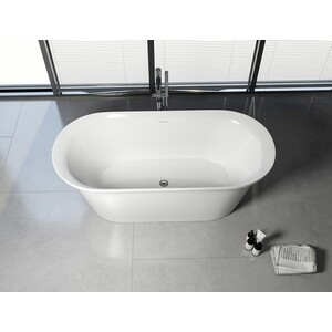 Акриловая ванна Aquanet Smart 170х80 белая Gloss Finish (260047)
