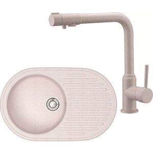 Кухонная мойка и смеситель Glanz J-011-33 бежевая, матовая, с сифоном (J-011-33, 13044-4), J-011-33 бежевая, матовая, с сифоном (J-011-33, 13044-4)
Кухонная мойка и смеситель Glanz J-011-33 бежевая, матовая, с сифоном (J-011-33, 13044-4), J-011-33 бежевая, матовая, с сифоном (J-011-33, 13044-4)