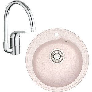 Кухонная мойка и смеситель Glanz J-004-33 бежевая, матовая (J-004-33, 32752000), J-004-33 бежевая, матовая (J-004-33, 32752000)
Кухонная мойка и смеситель Glanz J-004-33 бежевая, матовая (J-004-33, 32752000), J-004-33 бежевая, матовая (J-004-33, 32752000)