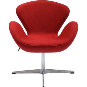 фото Кресло bradex swan chair красный кашемир