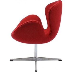 фото Кресло bradex swan chair красный кашемир