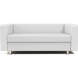 фото Шарм-дизайн диван офисный бит с подушками белый