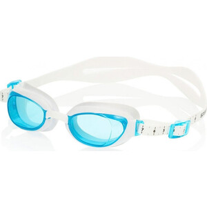 фото Очки для плавания speedo aquapure арт. 8-090044284, голубые линзы, белая оправа