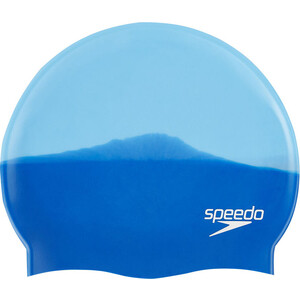 фото Шапочка для плавания speedo multi color silicone cap арт. 8-06169b958, голубой, силикон