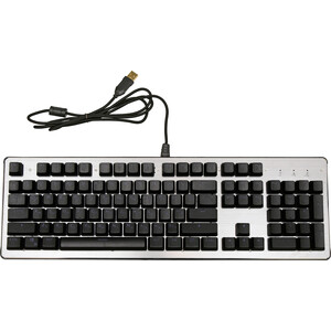 Клавиатура Oklick 970G Dark Knight механическая черный/серебристый USB for gamer LED