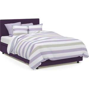 Кровать Шарм-Дизайн Классика 100 рогожка фиолетовый