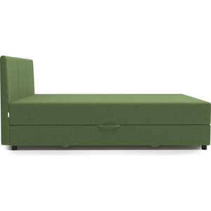 Кровать Шарм-Дизайн Классика 140 рогожка зеленый