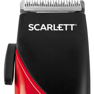 Машинка для стрижки Scarlett SC-HC63C24 черный с красным