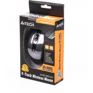 Мышь A4Tech V-Track G9-500FS черный оптическая (1000dpi) silent беспроводная USB (4but)