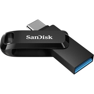 фото Флеш-диск sandisk 256gb ultra dual drive go sdddc3-256g-g46 usb3.1 черный