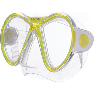 фото Маска для плавания salvas kool mask, арт. ca550s2tgsth, закален.стекло, силикон, р. senior, желтый