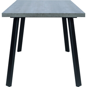 Стол раздвижной Leset Хаген 2Р бетон металл черный