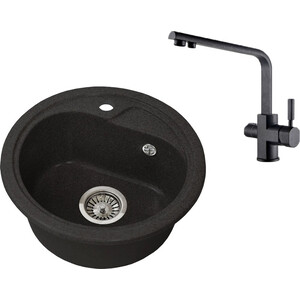 Кухонная мойка и смеситель Granstones GS-04-308, 40144-2 черная, GS-04-308, 40144-2 черная
Кухонная мойка и смеситель Granstones GS-04-308, 40144-2 черная, GS-04-308, 40144-2 черная